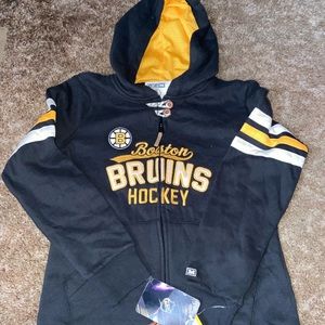 Boston Bruins Zip up/Hoodie NWT
